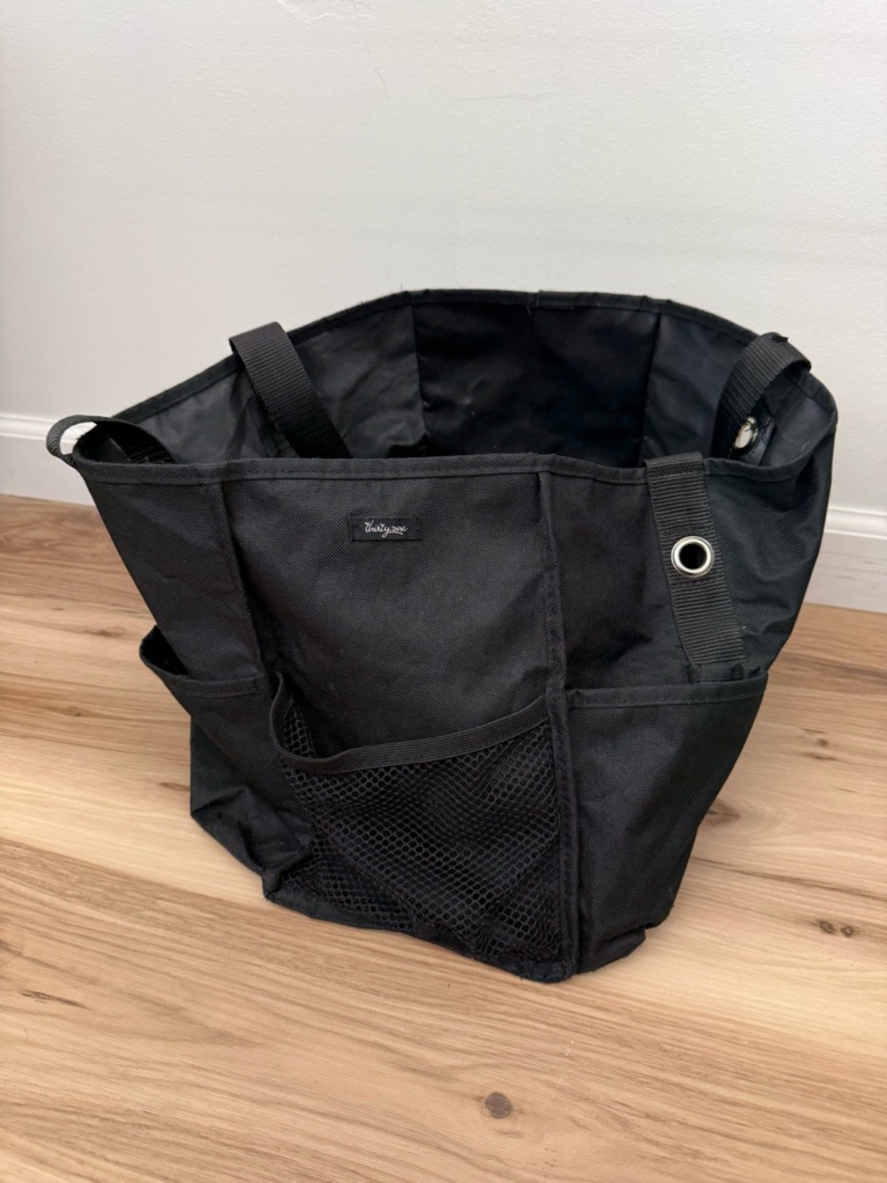 thirty-one Black Utility Shoulder Tote with Organzing Pockets